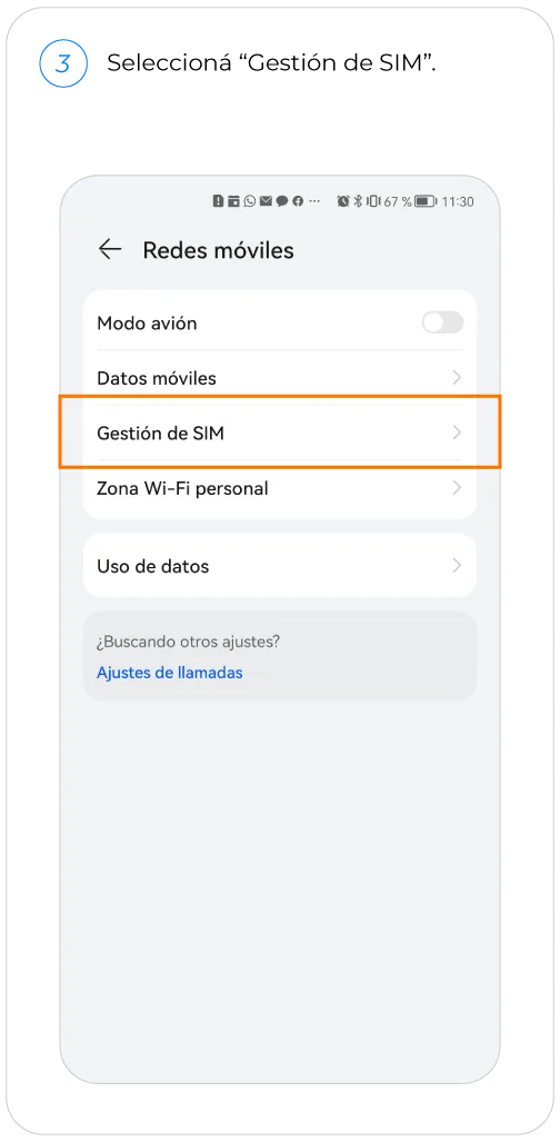 eSIM Huawei Paso 3