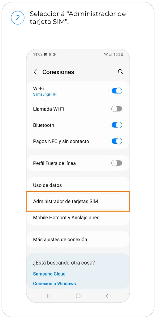 eSIM Samsung Paso 2