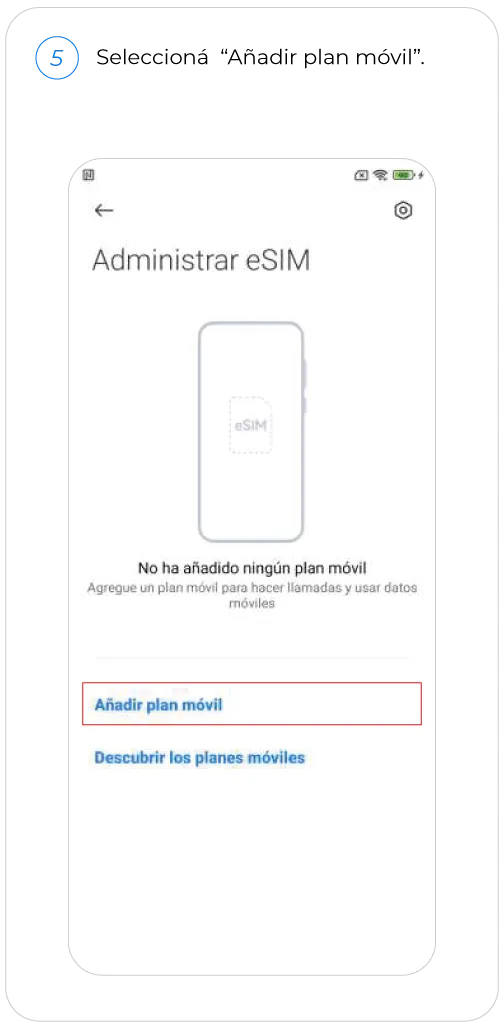 eSIM Xiaomi Paso 5
