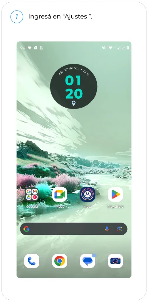 eSIM Honor Paso 1
