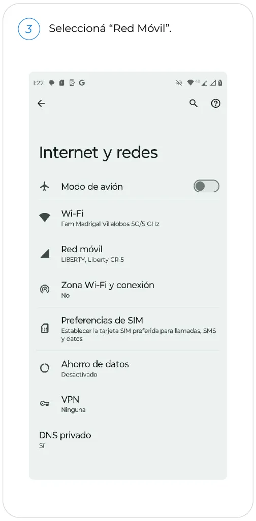 eSIM Honor Paso 3