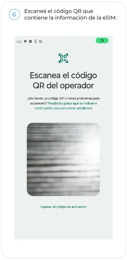 eSIM Honor Paso 6