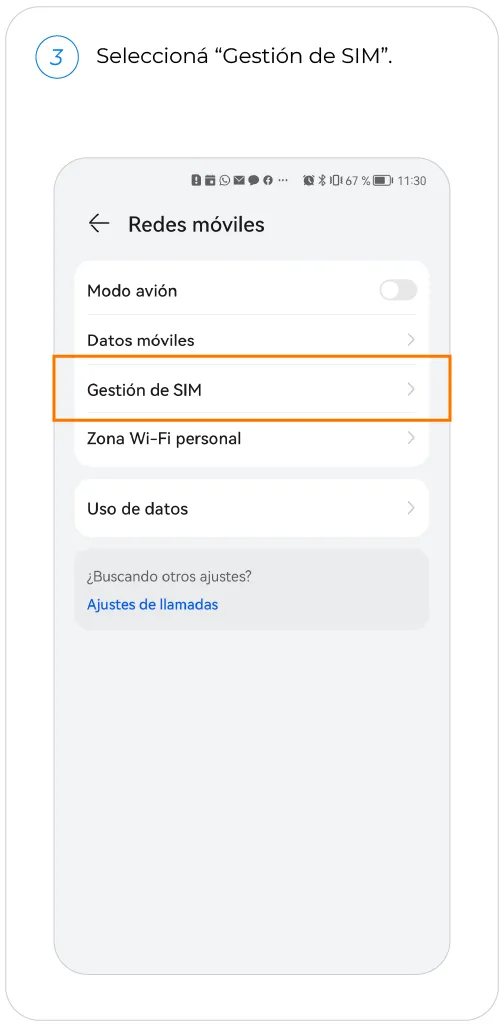 eSIM Motorola Paso 3