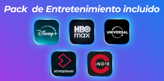 Pack de Entretenimiento incluido