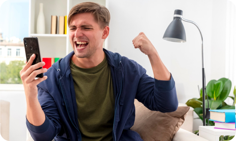 Ganando promocion hombre