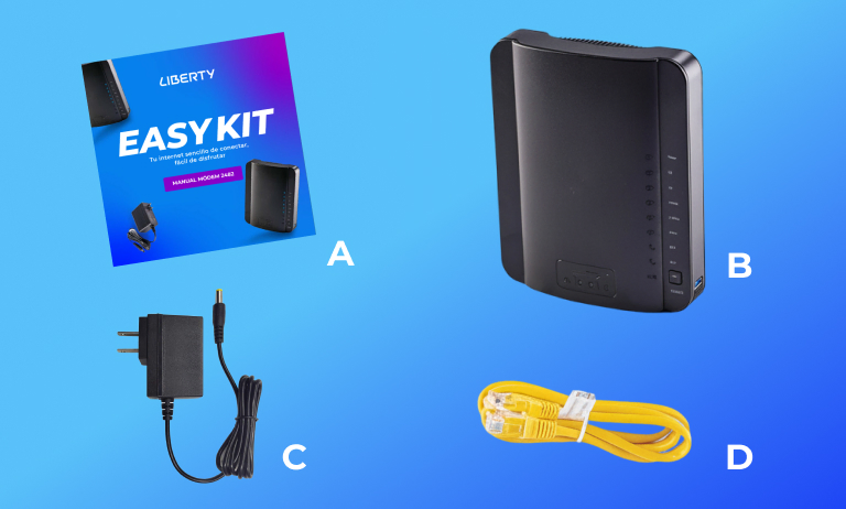 Verificá el contenido del kit