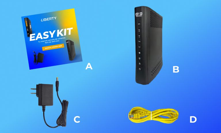 Verificá el contenido del kit