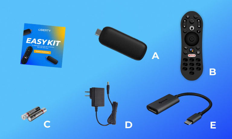 Conocé los elementos incluidos en el kit