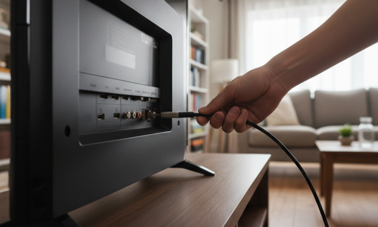 1. Conectá el Smart Box al TV y a la corriente eléctrica
