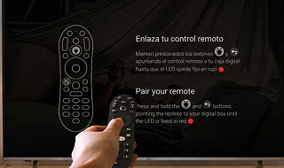 Paso 5: Emparejá el control
                remoto